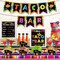 Taco Bar Decoration Kit – Mexican Fiesta Party Banner, Food Tent Cards & Table Signs Set for Cinco de Mayo, Wedding, Birthday, Bridal Shower & Fiesta Party Supplies
